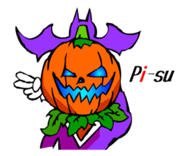 Halloween Scary Helloween Pumpkin Head sticker #2372950