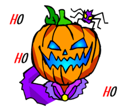 Halloween Scary Helloween Pumpkin Head sticker #2372959