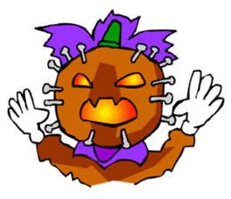 Halloween Scary Helloween Pumpkin Head sticker #2372968