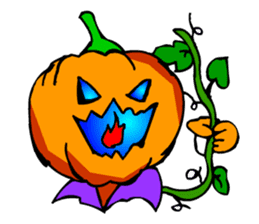 Halloween Scary Helloween Pumpkin Head sticker #2372969