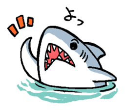 Mr.Great white shark sticker #2373376