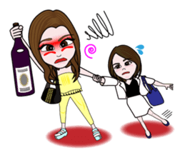 KOH's every day & My friend MOKA The 2nd sticker #2373470