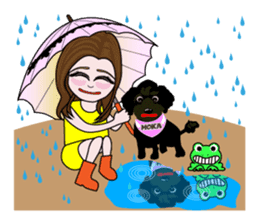 KOH's every day & My friend MOKA The 2nd sticker #2373490