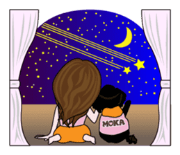 KOH's every day & My friend MOKA The 2nd sticker #2373494