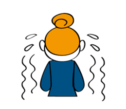 Woman's mind Business life sticker #2373817