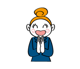 Woman's mind Business life sticker #2373819