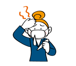 Woman's mind Business life sticker #2373820