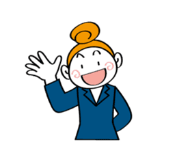 Woman's mind Business life sticker #2373822