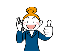 Woman's mind Business life sticker #2373838