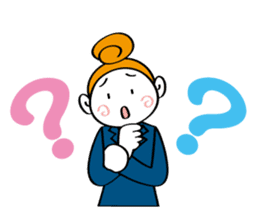 Woman's mind Business life sticker #2373841