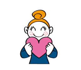 Woman's mind Business life sticker #2373850