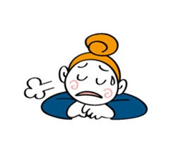 Woman's mind Business life sticker #2373855