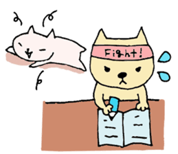 A boy like a dog, and a boy like a cat sticker #2374142