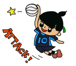 Volleyboll girl Nacchan sticker #2374239