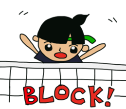 Volleyboll girl Nacchan sticker #2374240