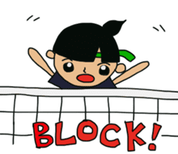 Volleyboll girl Nacchan sticker #2374240