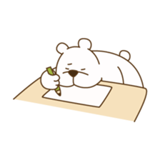 It is troublesome to move mimic muscles sticker #2374696