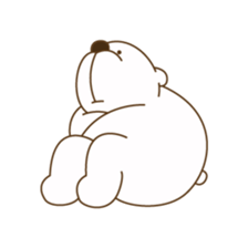 It is troublesome to move mimic muscles sticker #2374702