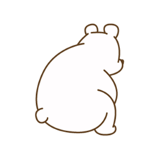 It is troublesome to move mimic muscles sticker #2374718