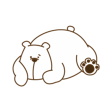 It is troublesome to move mimic muscles sticker #2374724