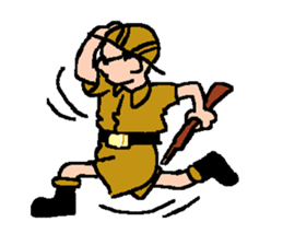 bear in forest sticker #2374790