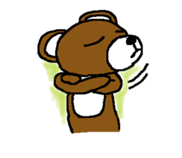 bear in forest sticker #2374798
