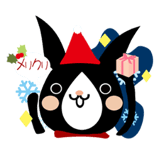 A black rabbit sticker #2375170