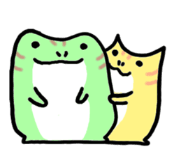 Lenny and Leo of the frog 2 sticker #2375746