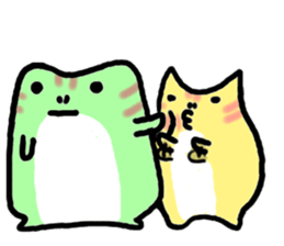 Lenny and Leo of the frog 2 sticker #2375747