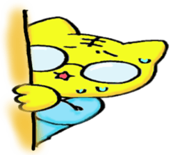 cat family company sticker #2376789