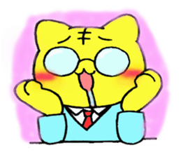 cat family company sticker #2376792