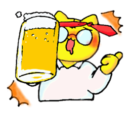 cat family company sticker #2376793