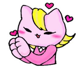 cat family company sticker #2376803
