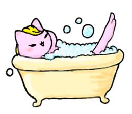 cat family company sticker #2376805
