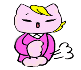 cat family company sticker #2376809