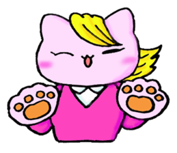 cat family company sticker #2376810