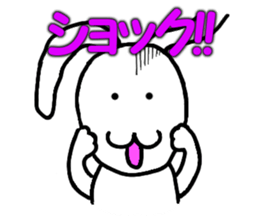 The rabbit to compare sticker #2376920