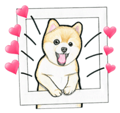 Heart-warming Pomeranian Sticker sticker #2377272