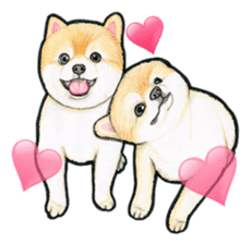 Heart-warming Pomeranian Sticker sticker #2377278