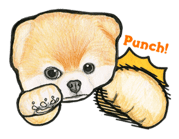 Heart-warming Pomeranian Sticker sticker #2377279