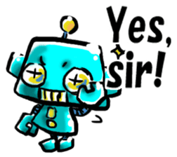 The soliloquy of a Robot for (English) sticker #2377977