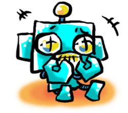 The soliloquy of a Robot for (English) sticker #2377981