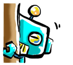 The soliloquy of a Robot for (English) sticker #2377988