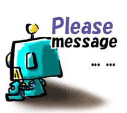 The soliloquy of a Robot for (English) sticker #2377992