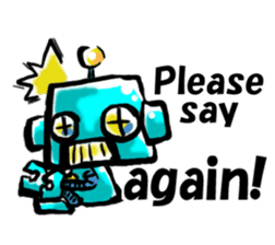 The soliloquy of a Robot for (English) sticker #2377993