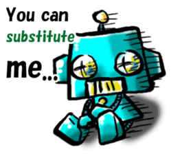 The soliloquy of a Robot for (English) sticker #2377994