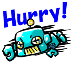 The soliloquy of a Robot for (English) sticker #2378001