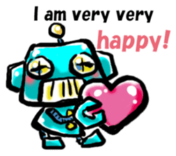 The soliloquy of a Robot for (English) sticker #2378002