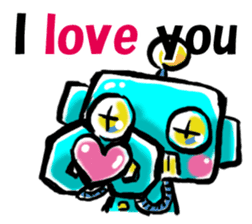 The soliloquy of a Robot for (English) sticker #2378004