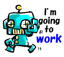 The soliloquy of a Robot for (English) sticker #2378010